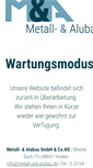 Mobile Screenshot of metall-und-alubau.de